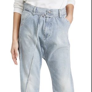 CARPENTER DROP PANTS IN WILSON RAILROAD STRIPE, Like New, Sold Out!